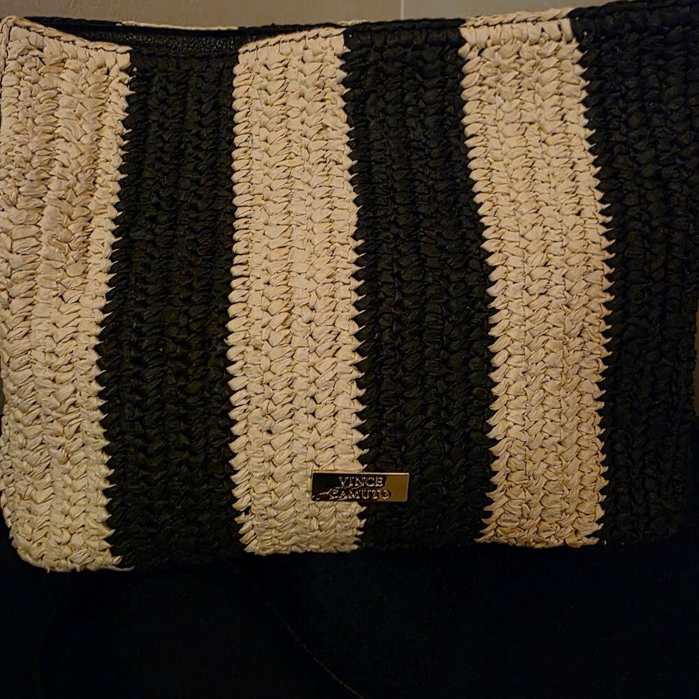 Vince Camuto Dario Straw Crossbody - Picture 3 of 9